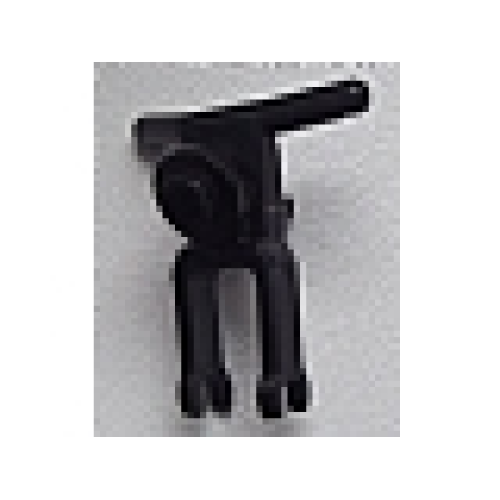 Деталь LEGO x81sub1 Motorcycle Town Body Front Fork / Handle Bars - Black