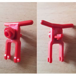 Motorcycle Town Body Front Fork / Handle Bars - Red Motorcycle Town Body Front Fork / Handle Bars - Red