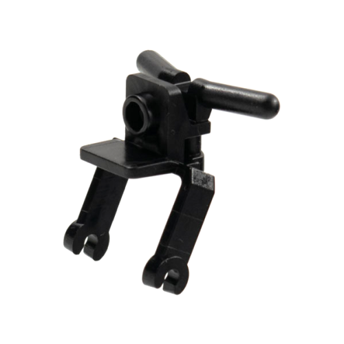 Деталь LEGO 30189 Tricycle Body Front Fork / Handlebars - Black