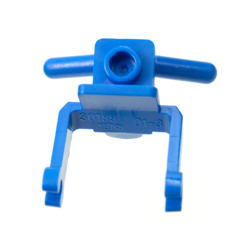 Деталь LEGO 30189 Tricycle Body Front Fork / Handlebars - Blue