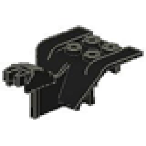 Деталь LEGO 30187 Tricycle Body Top - Black