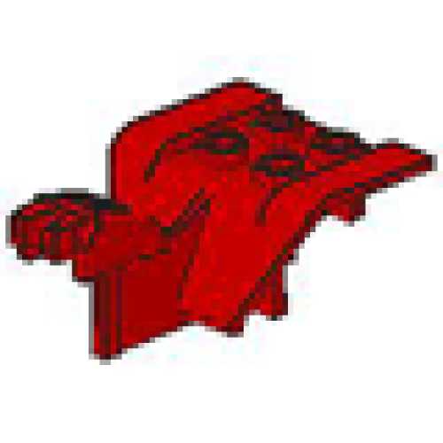 Деталь LEGO 30187 Tricycle Body Top - Red