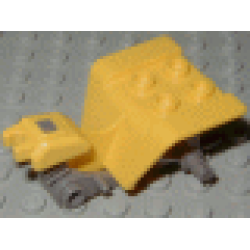 Tricycle Body Top with Dark Gray Chassis (30187 / 30188) - Yellow Tricycle Body Top with Dark Gray Chassis (30187 / 30188) - Yellow