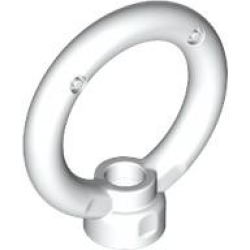 Ring 3 x 3 with Stud Holder - White Ring 3 x 3 with Stud Holder - White