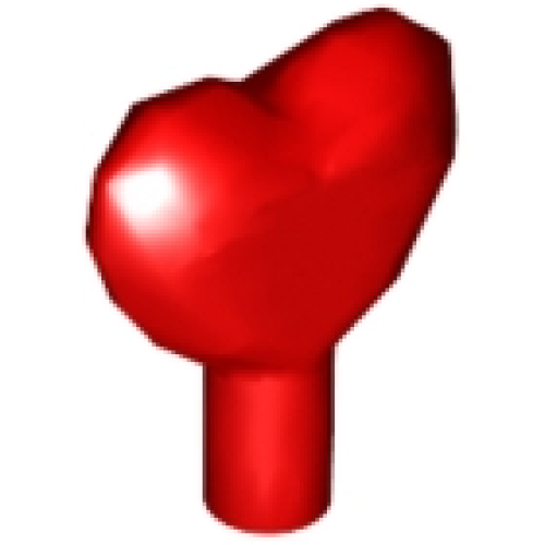 Деталь LEGO 15745 Rock 1 x 1 Jewel Heart Shaped - Red