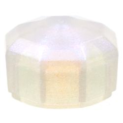 Rock 1 x 1 Jewel Octagonal - Satin Trans-Clear