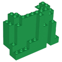 Rock Panel 4 x 10 x 6 Rectangular (BURP) - Green Rock Panel 4 x 10 x 6 Rectangular (BURP) - Green