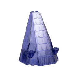 Tower Roof 6 x 8 x 9 - Glitter Trans-Purple