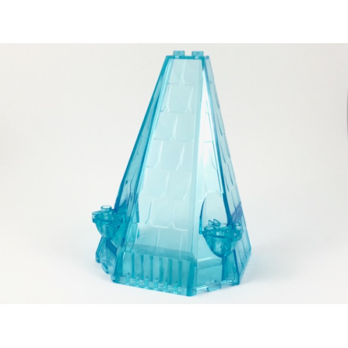 Деталь LEGO 33215 Tower Roof 6 x 8 x 9 - Trans-Light Blue