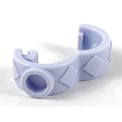 Scala, Clothes Hair Clip / Watch, Round Type - Light Violet