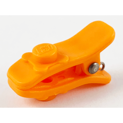 Scala, Clothes Hair Clip, Peg Type - Orange