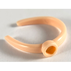 Scala, Clothes Hairband with Stud - Light Salmon