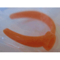 Scala, Clothes Hairband with Stud - Orange