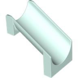 Slide Playground 4 x 6 x 6 Straight - Light Aqua Slide Playground 4 x 6 x 6 Straight - Light Aqua