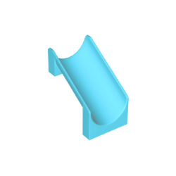 Slide Playground 4 x 6 x 6 Straight - Medium Azure Slide Playground 4 x 6 x 6 Straight - Medium Azure