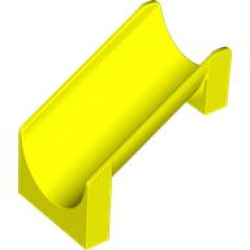 Slide Playground 4 x 6 x 6 Straight - Neon Yellow Slide Playground 4 x 6 x 6 Straight - Neon Yellow