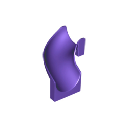 Slide Playground 6 x 6 x 6 Curved 90 degrees - Dark Purple Slide Playground 6 x 6 x 6 Curved 90 degrees - Dark Purple