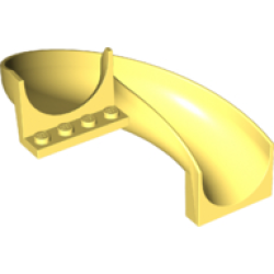 Slide Playground 7 x 12 x 8 1/3 Curved 180 degrees - Bright Light Yellow Slide Playground 7 x 12 x 8 1/3 Curved 180 degrees - Bright Light Yellow