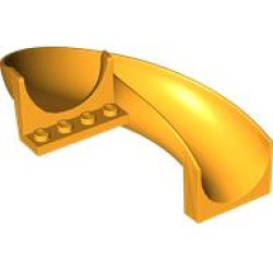 Slide Playground 7 x 12 x 8 1/3 Curved 180 degrees - Bright Light Orange Slide Playground 7 x 12 x 8 1/3 Curved 180 degrees - Bright Light Orange