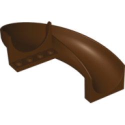 Slide Playground 7 x 12 x 8 1/3 Curved 180 degrees - Dark Brown Slide Playground 7 x 12 x 8 1/3 Curved 180 degrees - Dark Brown