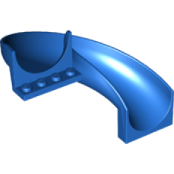 Slide Playground 7 x 12 x 8 1/3 Curved 180 degrees - Blue Slide Playground 7 x 12 x 8 1/3 Curved 180 degrees - Blue