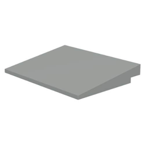 Деталь LEGO 4515 Slope 10 6 x 8 - Light Gray