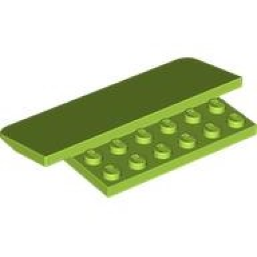 Деталь LEGO 75539 Slope 15 5 x 8 x 2/3 with 12 Recessed Studs - Lime
