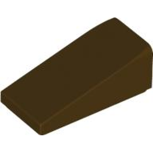 Деталь LEGO 5404 Slope 18 2 x 1 x 2/3 - Dark Brown