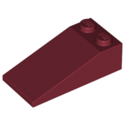 Деталь LEGO 30363 Slope 18 4 x 2 - Dark Red