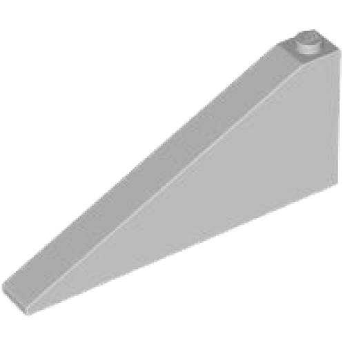 Деталь LEGO 49618 Slope 25 8 x 1 x 3 - Light Bluish Gray