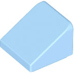 Slope 30 1 x 1 x 2/3 - Bright Light Blue