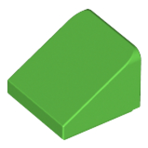 Деталь LEGO 54200 Slope 30 1 x 1 x 2/3 - Bright Green