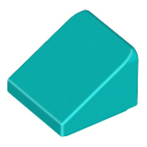 Деталь LEGO 54200 Slope 30 1 x 1 x 2/3 - Dark Turquoise