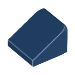 Slope 30 1 x 1 x 2/3 - Dark Blue