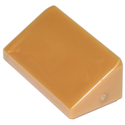 Деталь LEGO 85984 Slope 30 1 x 2 x 2/3 - Pearl Gold
