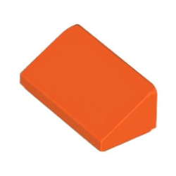 Slope 30 1 x 2 x 2/3 - Reddish Orange