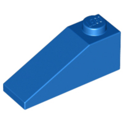 Деталь LEGO 4286 Slope 33 3 x 1 - Blue