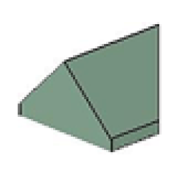 Slope 45 2 x 1 Double / Inverted (Undetermined Type) - Sand Green Slope 45 2 x 1 Double / Inverted (Undetermined Type) - Sand Green