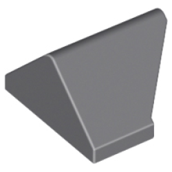 Slope 45 2 x 1 Double / Inverted with Bottom Stud Holder - Dark Bluish Gray Slope 45 2 x 1 Double / Inverted with Bottom Stud Holder - Dark Bluish Gray