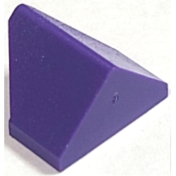 Slope 45 2 x 1 Double / Inverted with Bottom Stud Holder - Dark Purple Slope 45 2 x 1 Double / Inverted with Bottom Stud Holder - Dark Purple