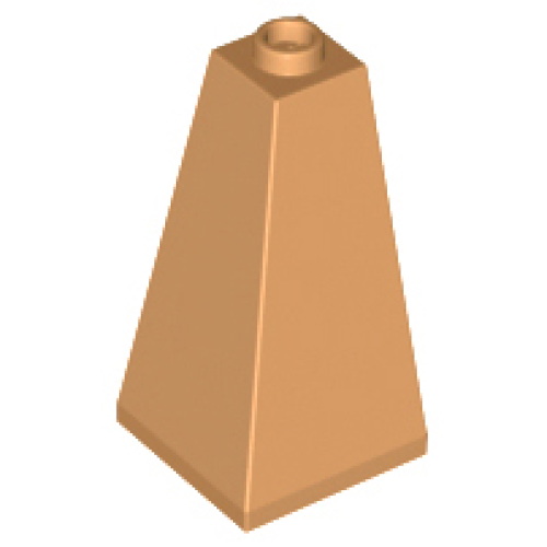 Деталь LEGO 3685 Slope 75 2 x 2 x 3 Double Convex - Medium Nougat