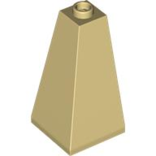Деталь LEGO 3685 Slope 75 2 x 2 x 3 Double Convex - Tan