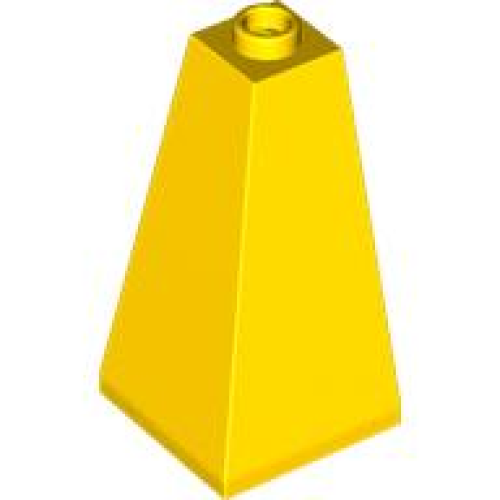 Деталь LEGO 3685 Slope 75 2 x 2 x 3 Double Convex - Yellow