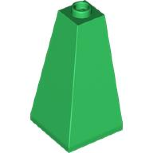 Деталь LEGO 3685 Slope 75 2 x 2 x 3 Double Convex - Green