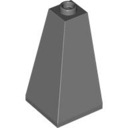 Деталь LEGO 3685 Slope 75 2 x 2 x 3 Double Convex - Dark Bluish Gray