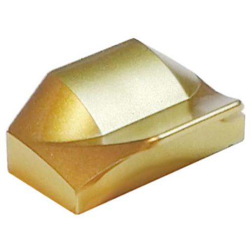 Деталь LEGO 47458 Slope, Curved 1 x 2 x 2/3 Wing End - Metallic Gold