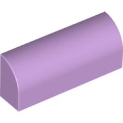 Slope, Curved 1 x 4 x 1 1/3 - Lavender