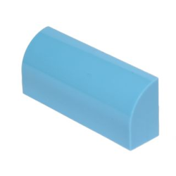Slope, Curved 1 x 4 x 1 1/3 - Medium Blue