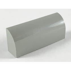 Slope, Curved 1 x 4 x 1 1/3 - Light Gray