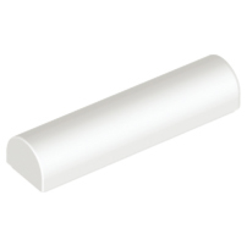 Деталь LEGO 79756 Slope, Curved 1 x 4 x 2/3 Double - White